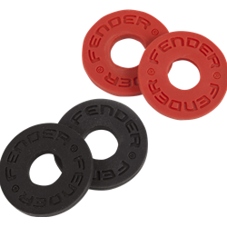 0990819000 Fender Strap Blocks 4-Pack, Black (2) and Red (2)