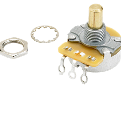 Fender 0990831000 Pure Vintage 250K Solid Shaft Potentiometer with Mounting Hardware