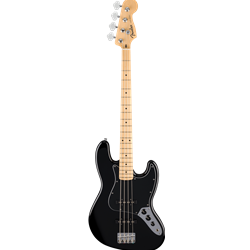 Standard Jazz Bass, Maple Fingerboard, Black Pickguard, Black