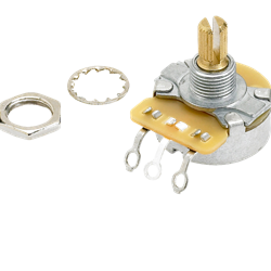 Fender 0990830000 Pure Vintage 250K Split Shaft Potentiometer with Mounting Hardware