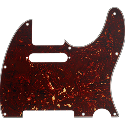 Fender 0992152000 Pickguard, Telecaster 8-Hole Mount, Tortoise Shell, 4-Ply