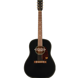 Deltoluxe Dreadnought, Walnut Fingerboard, Tortoiseshell Pickguard, Black Top Black Top
