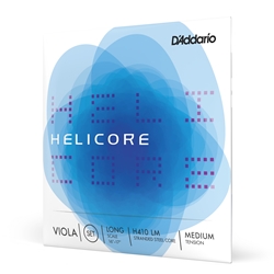 Daddario H410LM D'Addario Helicore Viola String Set, Long Scale, Medium Tension