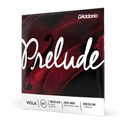 Daddario J910MM D'Addario Prelude Viola String Set, Medium Scale, Medium Tension