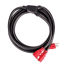 Daddario PW-IECPB-10 IEC to NEMA Plug Power Cable+, 10FT (North America)