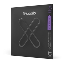 Daddario  XTC44 XT Classical Silver Plated Copper, Extra Hard Tension