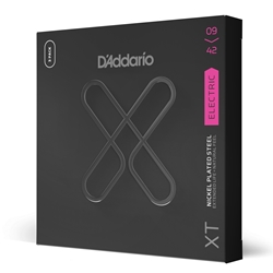 Daddario  XTE0942-3P XT Electric Nickel Plated Steel, Super Light, 09-42, 3 Sets
