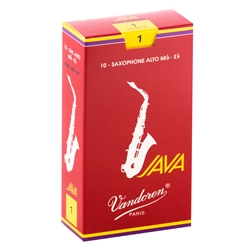 Vandoren SR26R-10 Alto Sax Java Red Reeds (10-Pack)