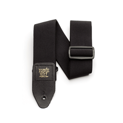Ernie Ball P04143 Comfort Stretch Guitar Strap/Bass Strap - Black