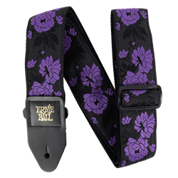 Ernie Ball P05359 Classic Jacquard Guitar Strap/Bass Strap - Lavender Rose