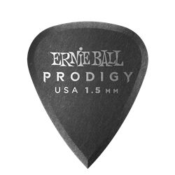 Ernie Ball P09199 Prodigy Guitar Picks - Standard 1.5mm Black - 6 Pack