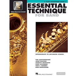 Essential Technique For Band 3 EEI - Eb Alto Saxophone AS