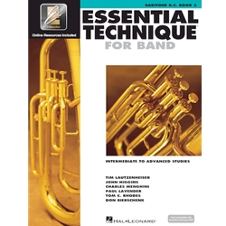 Essential Technique For Band 3 EEI - Baritone B.C. (Bass Clef) Bari B.C.