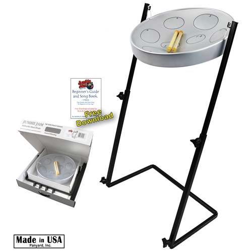 PanYard Jumbie Jam Steel Drum Kit - Metal Z-Floor Stand