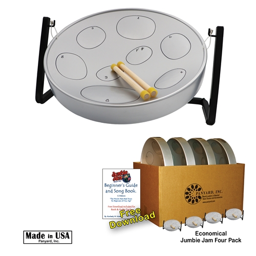 Jumbie Jam Steel Drum - Silver