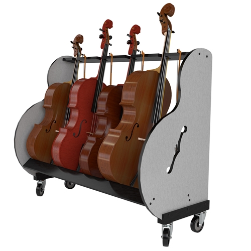 A&S BRC The Band Room Mobile 4-Cello Rack